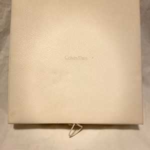 Calvin Klein Cream White Photo Box
